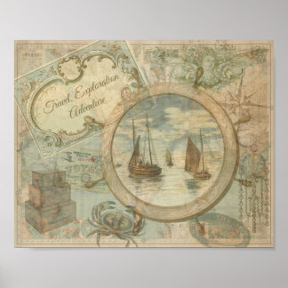 Resor, prospektering och Äventyr Poster