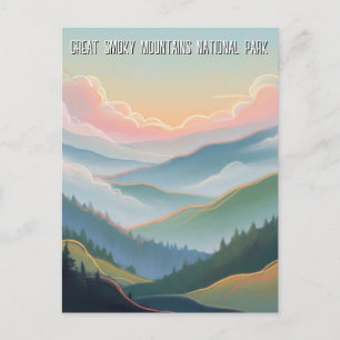 Resor till Great Smoky Mountains Vykort