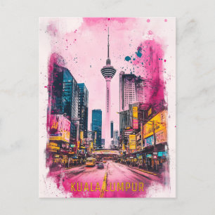 Resor till Kuala Lumpur Malaysia Vykort
