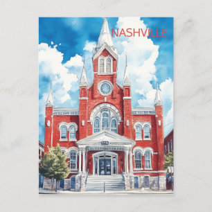 Resor till Nashville Tennessee Vykort