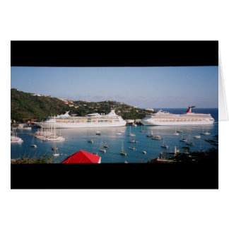 Resor till öarna hälsningskort