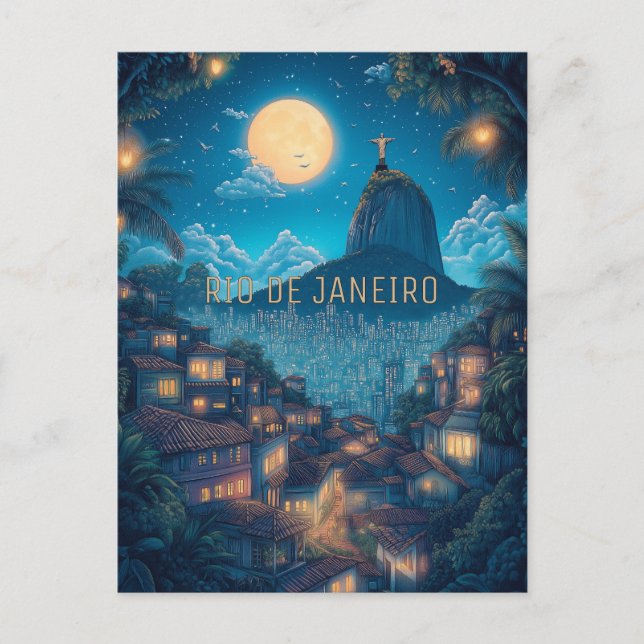 Resor till Rio de Janeiro Brasilien Vykort (Framsida)