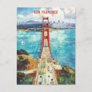 Resor till San Francisco USA Vykort