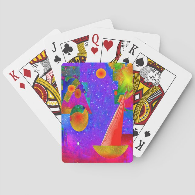 Resor till stjärnor casinokort (Baksidan)