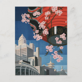 Resor till Vintage Tokyo Vykort