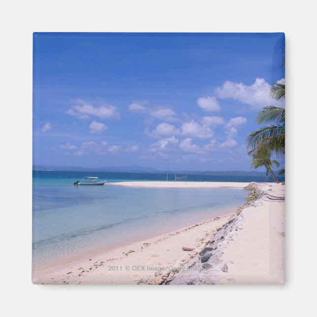 Resort på stranden magnet (Framsidan)