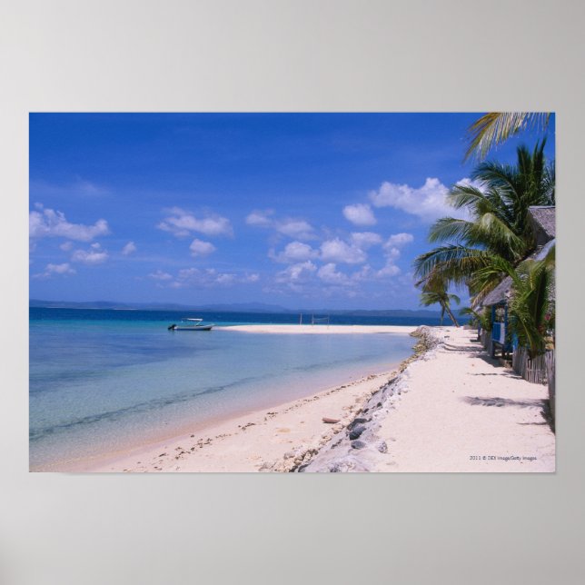 Resort på stranden poster (Framsidan)