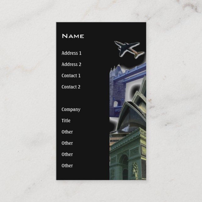 Resorvisitkort Visitkort (Framsida)