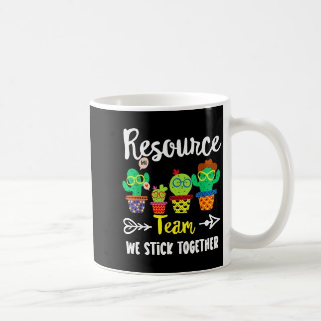 Resource Team, Funny Cactus Crew Resource Teacher  Kaffemugg (Höger)