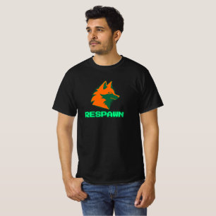 RESPAWN – Neon Gamer Fox Logo T Shirt