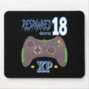 Respawnade Med 18 Xp Videospelare 18-årsdag Gif Musmatta