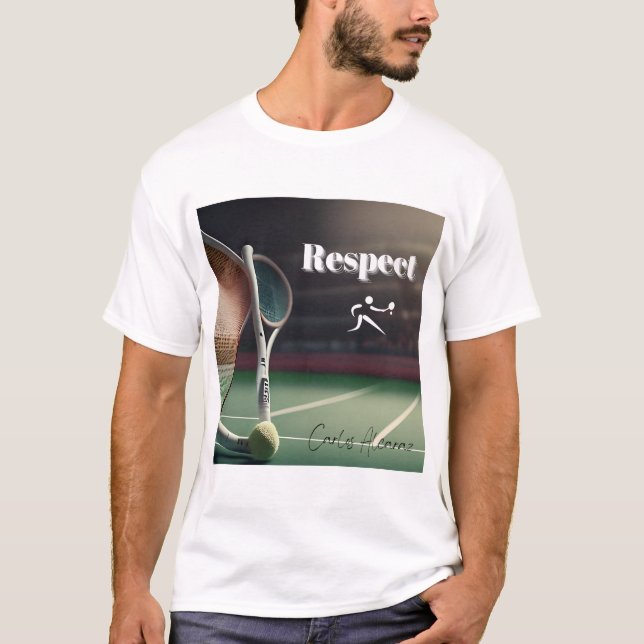 Respec Alcaraz , alcaraz, tennis kärlek, tennis li T Shirt (Framsida)