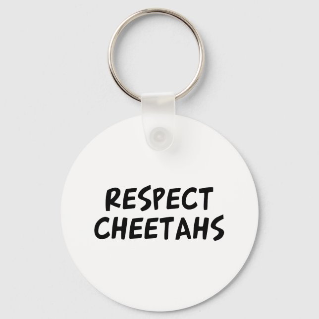 Respect Cheetahs Nyckelring (Framsida)