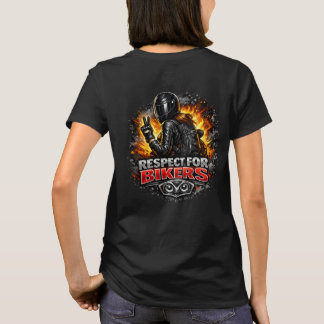 Respect for bikers t shirt