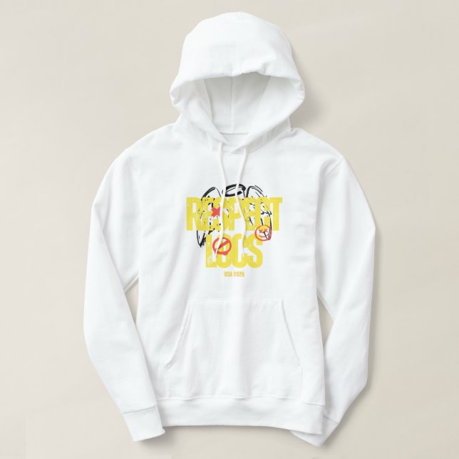 "Respect Locs" Dreadlock Appreciation Hoodie (Design framsida)