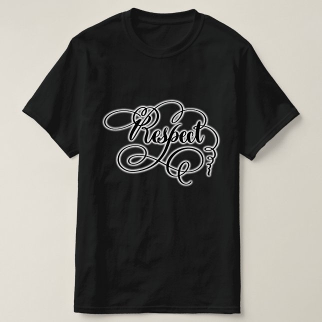Respect  t shirt (Design framsida)