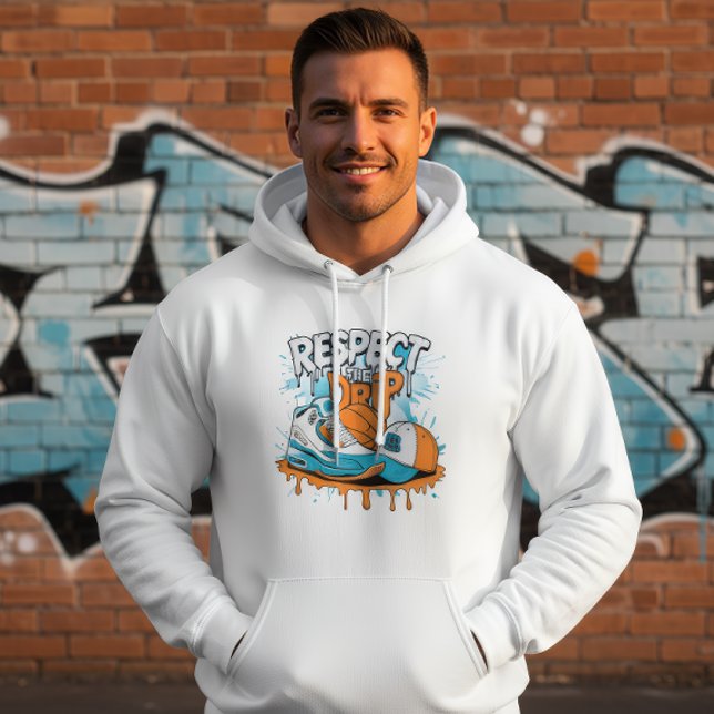 Respect the Drip Hoodie | Streetwear Basketball (Skapare uppladdad)