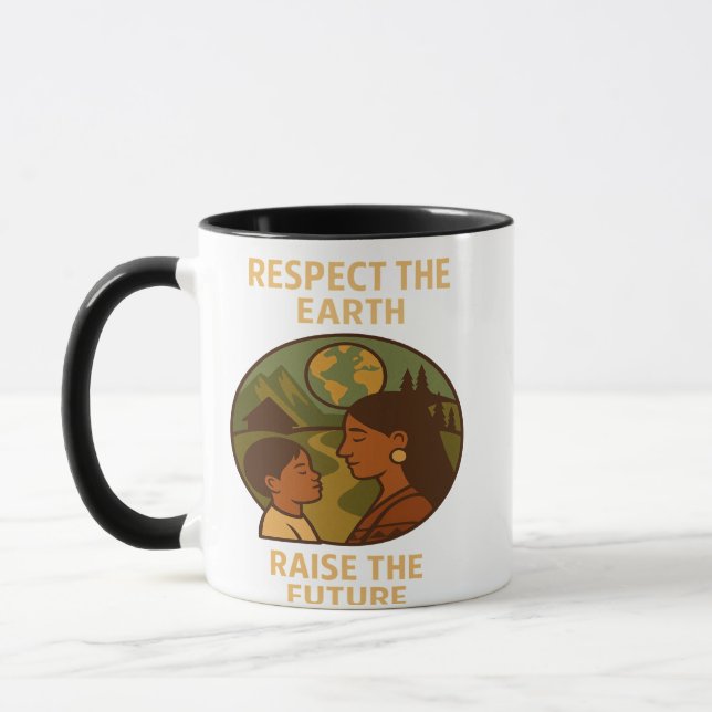Respect the Earth, Raise the Future Mugg (Vänster)