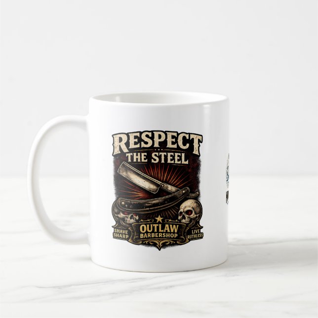 Respect the Steel Straight Mug Kaffemugg (Vänster)