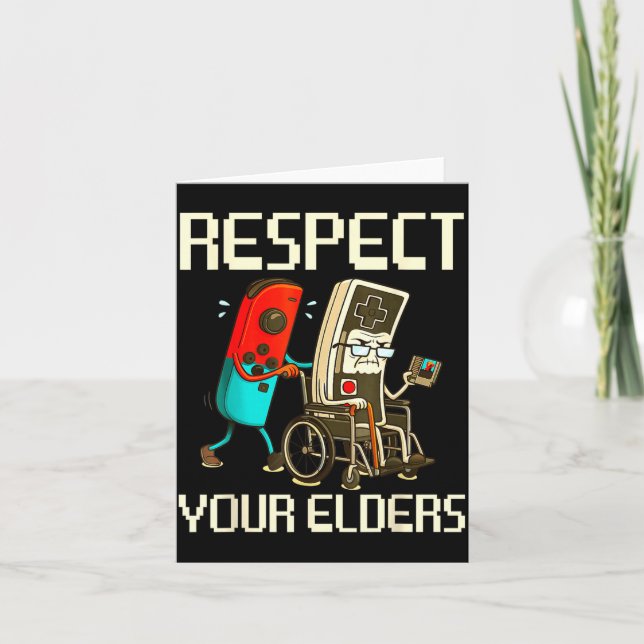 Respect Your Elders Gaming Clic  Kort (Framsida)
