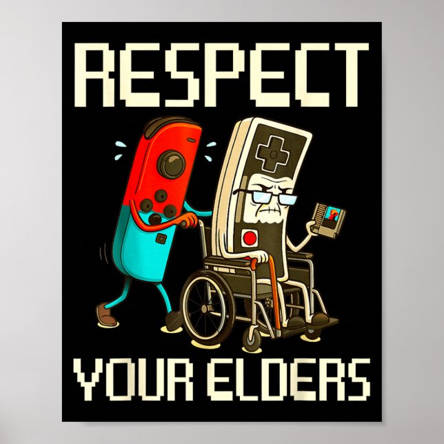 Respect Your Elders Gaming Clic  Poster (Framsidan)