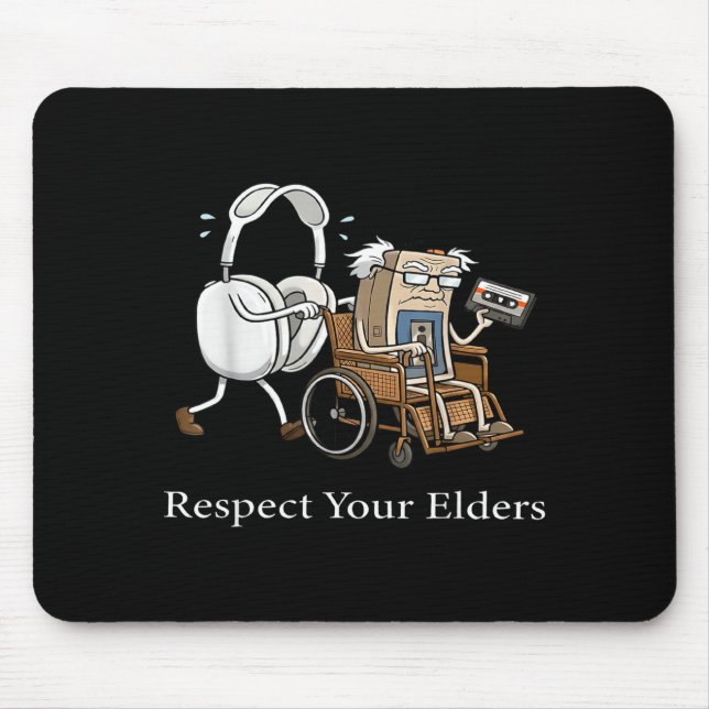 Respect Your Elders Retro Gaming Funny Gamer Contr Musmatta (Framsidan)