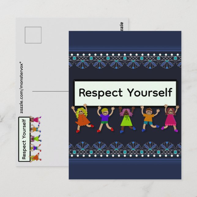 Respect Yourself Postcard Vykort (Fram/baksida)