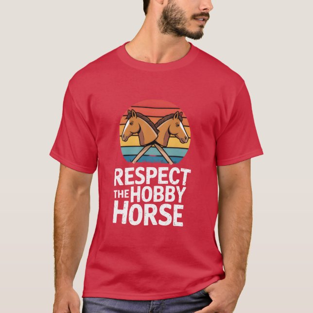 Respecthe Hobby Horse family T Shirt (Framsida)
