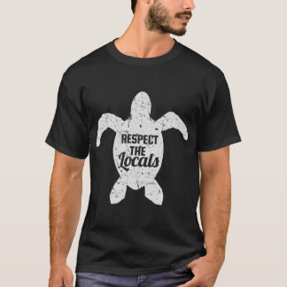 Respecthe Locals Seaurtle Conservation boy T Shirt