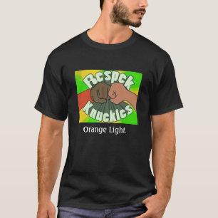Respek knogar, orange lampa tröja