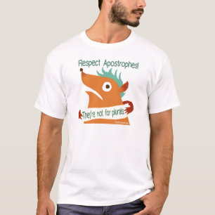 Respekt apostrofer - skjorta t-shirt