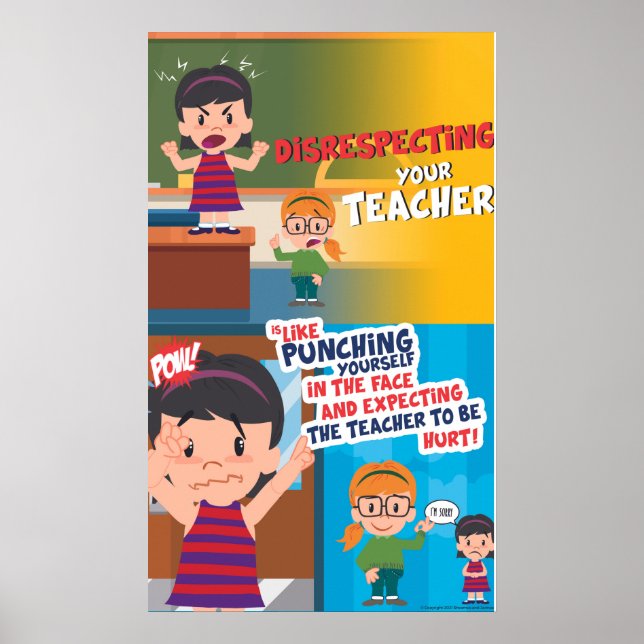 Respekt är aldrig Coola (projektionsyta) Poster (Framsidan)