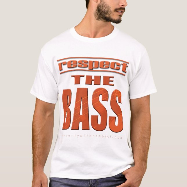 Respekt basen tee shirt (Framsida)