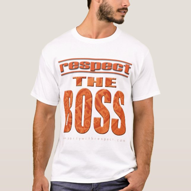 Respekt chefen tee (Framsida)