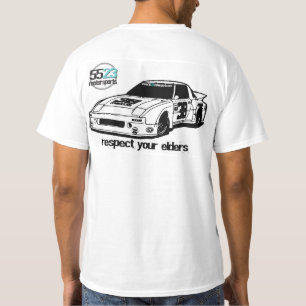 Respekt dina fläderar - Mazda RX7 Tee Shirt