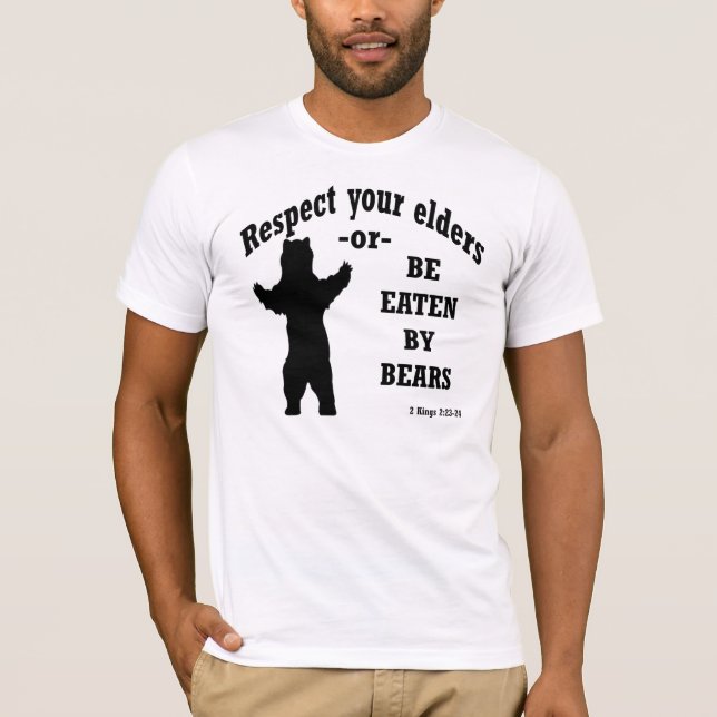 Respekt dina fläderar tee shirt (Framsida)