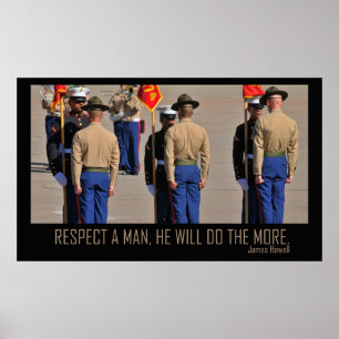 Respekt en manaffisch poster