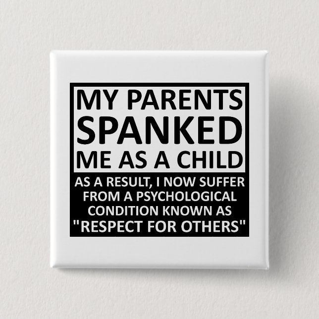 Respekt för andras praktiska knapp (Framsida)