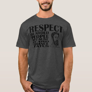 Respekt för beväpnade människor på grund av att de t shirt