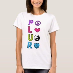Respekt för enhet för PLUR-fredkärlek Tee Shirt
