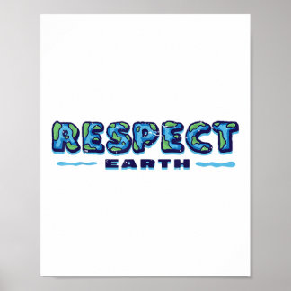 Respekt för jorden, miljötänkande, miljöproffs poster