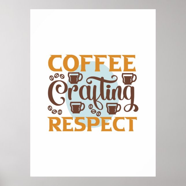 Respekt för kaffekobassettbågar poster (Framsidan)