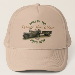 Respekt för MB GPW dina fläderar - hatt Keps