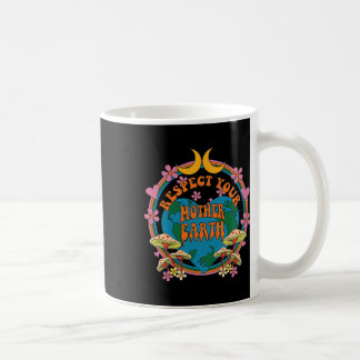 Respekt för Mor-dagen Groovy Hippie Mushroom Earth Kaffemugg