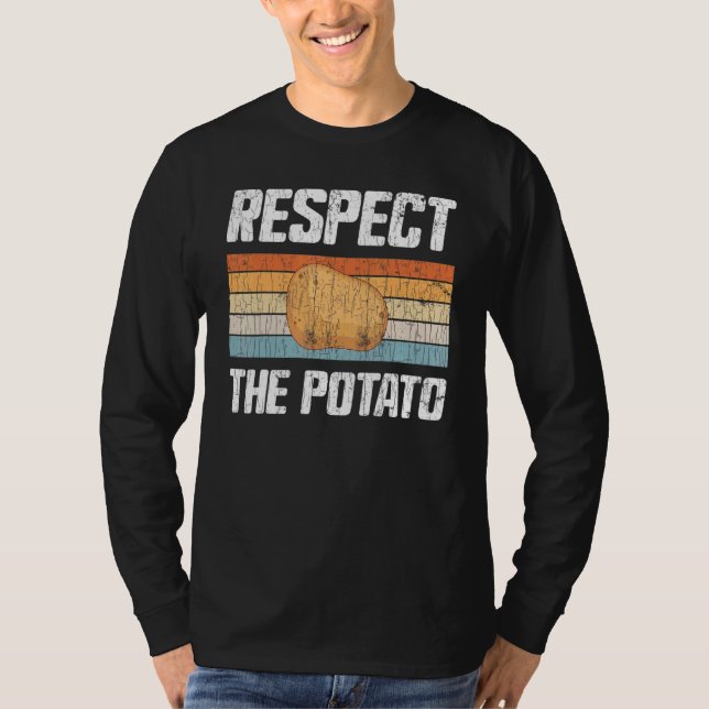 Respekt för potatis, grönsaker Chip Eater Gr T Shirt (Framsida)