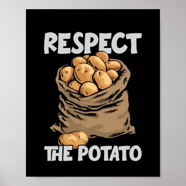 Respekt för potatisen, den roterande potatisen, so poster (Framsidan)