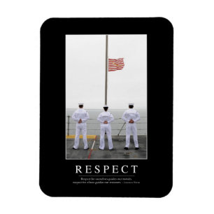 Respekt: Inspirera citationstecken 1 Magnet