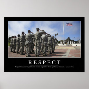 Respekt: Inspirera citationstecken 2 Poster