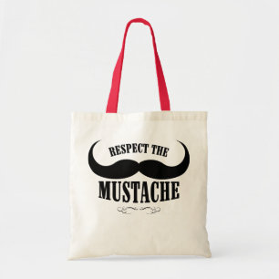 Respekt kanfastotot för mustasch $13,95 tygkasse