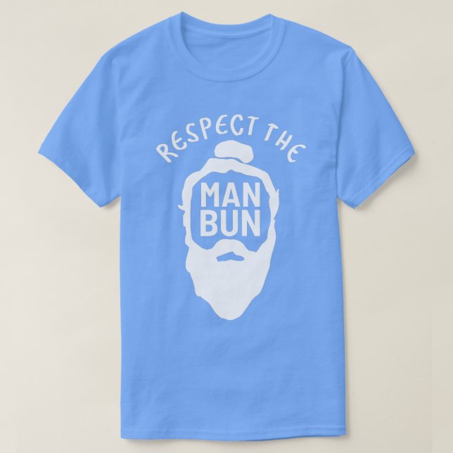 Respekt Man Bun Respekthore Man T Shirt (Design framsida)